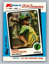 1982 Topps K-Mart Reggie Jackson #23 - Oakland Athletics - NEAR MINT to MINT