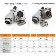 WEIPU WS16 2-10 Pin Waterproof Connector, WS16 TQ  Z Industrial Plug Bulkhead