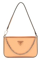 Guess Noelle Mini Top Zip Shoulder Bag Schultertasche Tasche Apricot Apricot