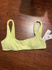 RVCA Dolly Bralette Top. Daiquiri Lime Green. XL/14. NWT