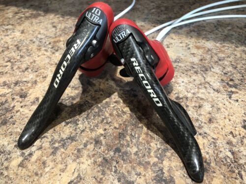 Campagnolo Centaur 10 Speed Silver Ergopower Brake Levers Shifters