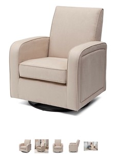 delta children landry nursery glider swivel rocker chair