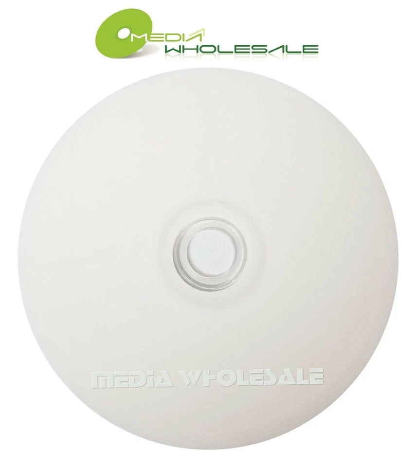 1000 HP Blank 16X DVD-R DVD White Inkjet Printable 4.7GB 120Min Disc 20x50pk - Image 3 of 4