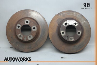 03-18 Porsche Cayenne S 955 Front Left & Right Side Brake Disk Set Of 2 OEM
