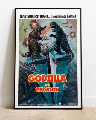 Godzilla Vs Megalon Repro Filmposter 36''x24'' /#748