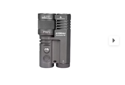 LEP Lampe AceBeam Terminator M1 / 6.500K  / Grau  /  GRATIS LASERGRAVUR