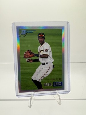 2021 Bowman Heritage #230 Oneil Cruz Chrome Prospects Refractor #/199