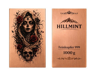 1000 grammi 1 kg lingotto di rame rame fine 999 HILLMINT #0030