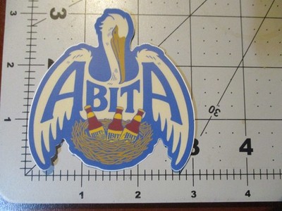 ABITA BREWING Louisiana pelican STICKER decal craft beer brewery new orleans E