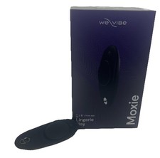 We-Vibe Moxie Wearable Rechargeable Silicone Massager Black App-Controlled Panty
