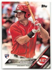 2016 Topps Kyle Waldrop RC Cincinnati Reds #685 Rookie