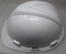 MSA V-Gard Cap Safety Hard Hat Large  Ratchet Suspension & Glaregard