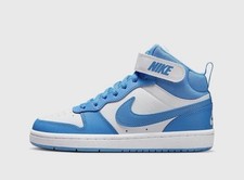 Nike Court Borough Mid 2 GS White Blue Beyond CD7782 123 Big Kids Size 6y