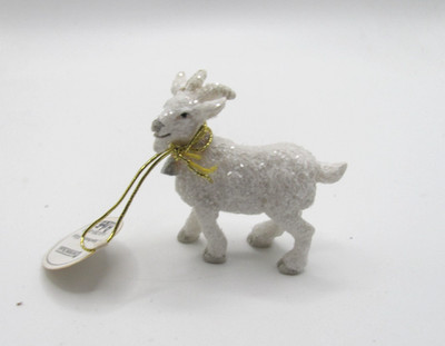 PRE-OWNED HAWTHORNE VILLAGE HEAVENLY BLESSINGS FIGURINE/ORN - GOAT #A1651
