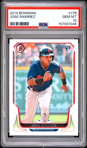 Jose Ramirez #176 2014 Bowman card