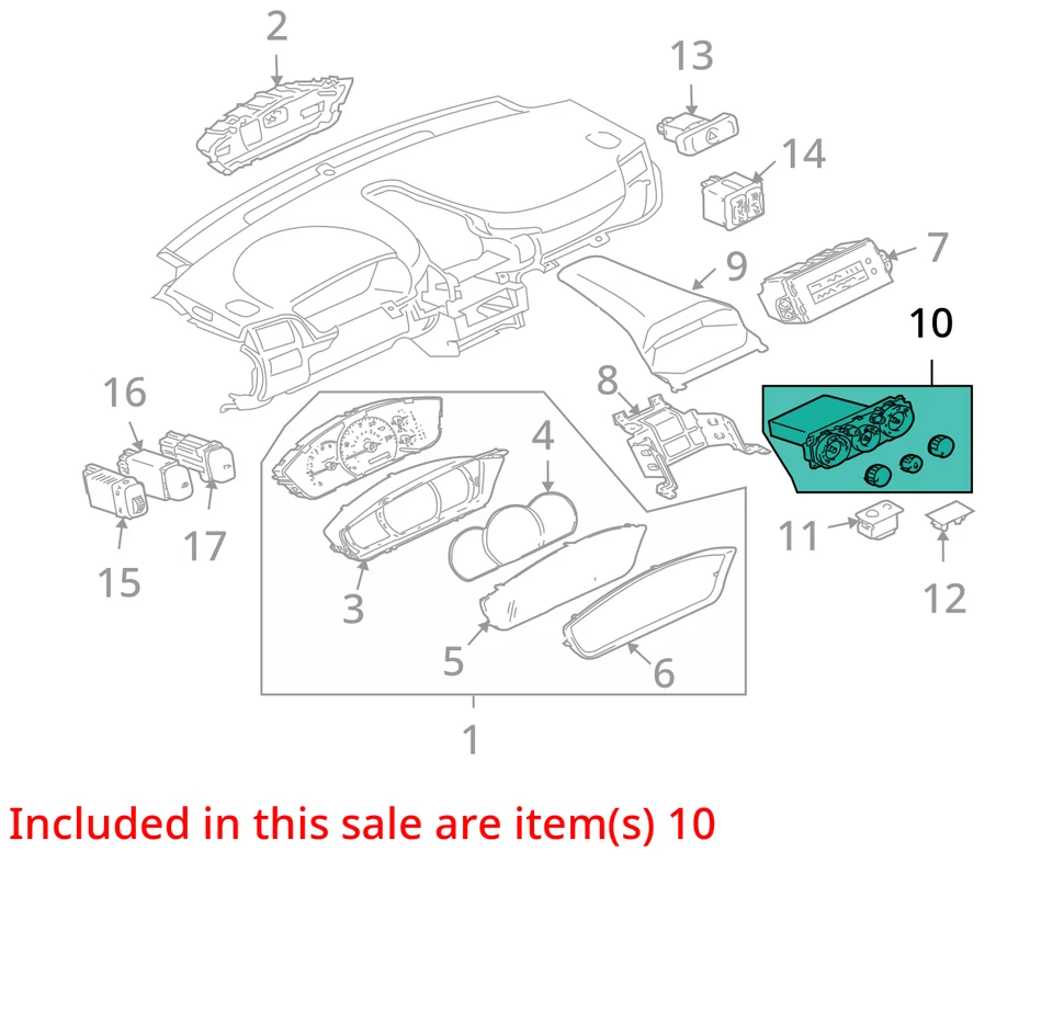 Control de temperatura manual Control de temperatura compatible con 06-11 ENDEAVOR 730950 Foto 3 de 4