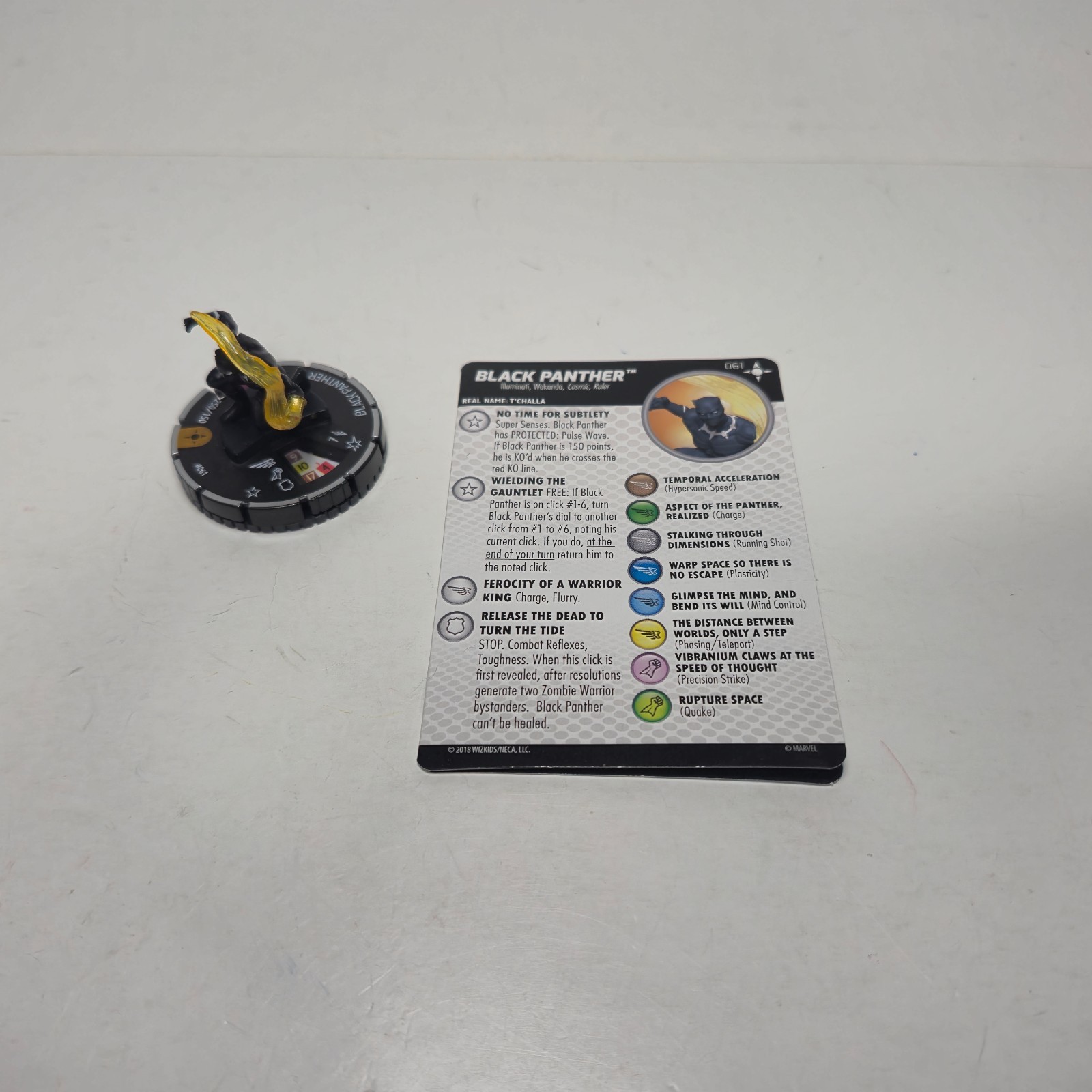 Marvel Heroclix BLACK PANTHER #061 061 Secret Wars Battleworld