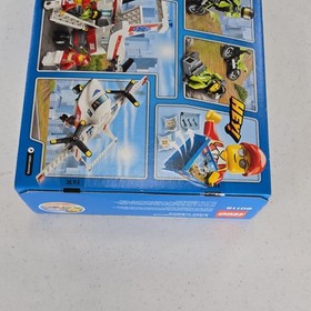 NEW SEALED City Rescue Ambulance Plane 60116 Complete Set Box 183pcs Ages 5-12