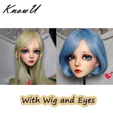 BJD Mask Kigurumi Animated Mask Make-up Female Mask Cosplay Resin Headgear