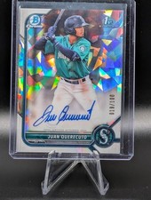 2022 Bowman - Chrome Prospect Autographs Juan Querecuto Atomic Refractor 019/100