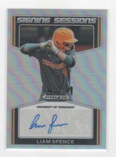 2022 Panini Prizm Draft Picks #SS-LS Liam Spence Signing Sessions
