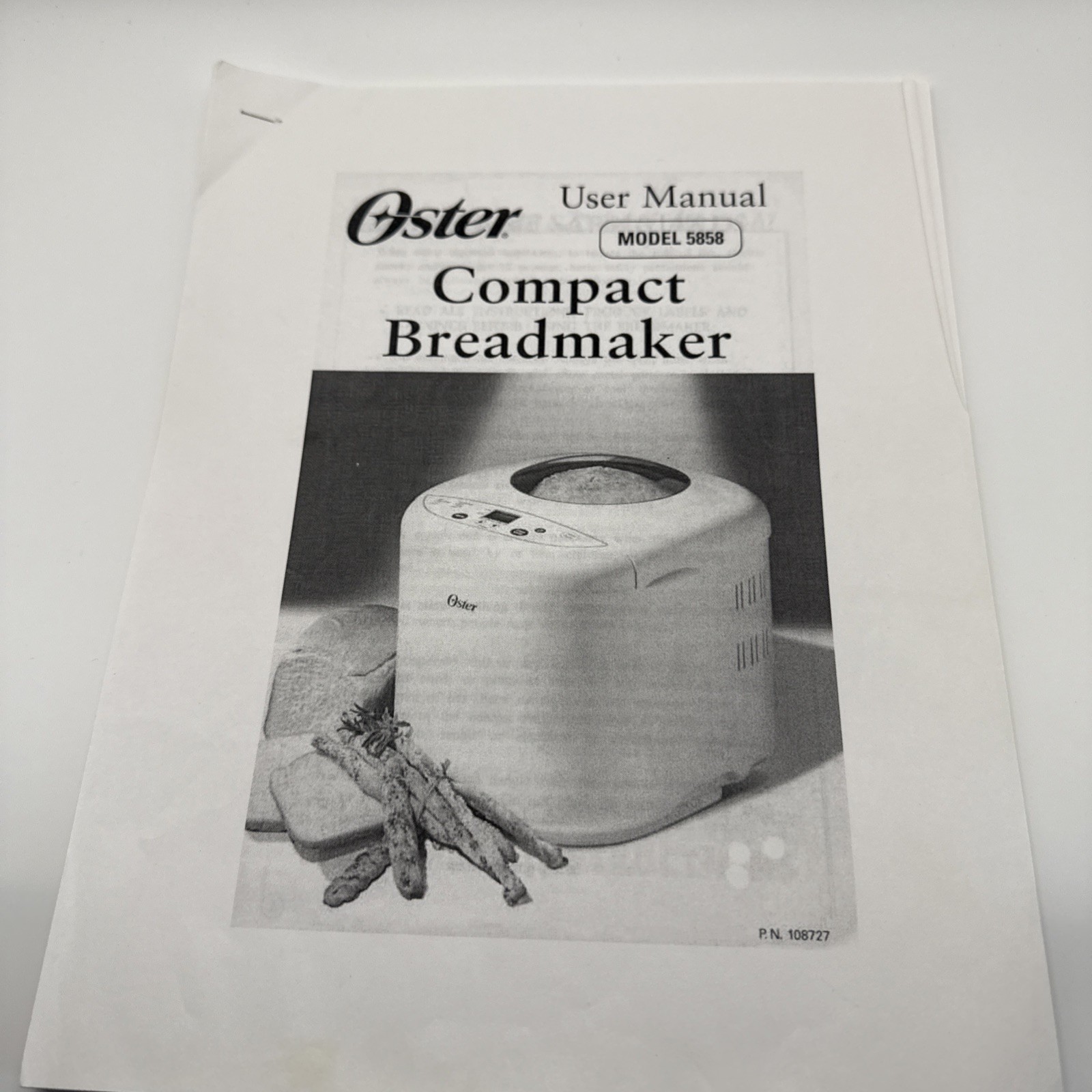 Owner & Recipe Manual