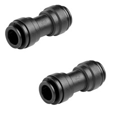 2 x John Guest 12mm Straight Push Fit Pipe Water Connector PM0412E
