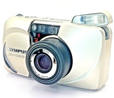 Near Mint Olympus mju Zoom 130 Point Shoot 35mm Film Camera Tested Japan