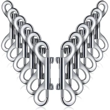 Durable 12 Double Ended Bolt Snaps - Zinc Alloy Clips 3.5 Inch for Various Uses