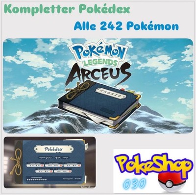 Kompletter Pokedex | Pokemon Legenden Arceus