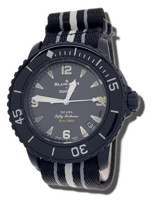 BLANCPAIN Automatic Watch Black Authentic Men H:1.81  W:1.85  6286