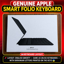 Genuine Apple iPad Air 11-inch M2 2024/M3 2025/M4 2026 Smart Folio Keyboard Case