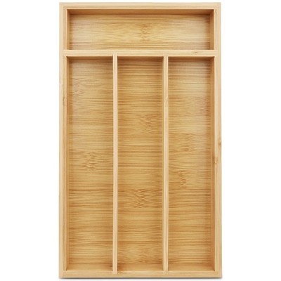 shenee Small Silverware Organizer, Bamboo Drawer Organize, Bamboo Silverware ...