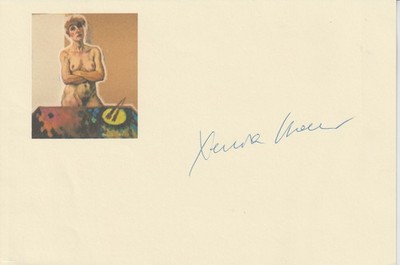 Xenia Hausner, orig sign Druckbild