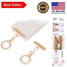 Durable Phone Lanyard Tether Tab with Steel Spring Ring - Seriously Reliable