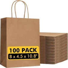 Brown Paper Bags with Handles Bulk Gift Bags Bulk , Brown Kraft Paper Bags 