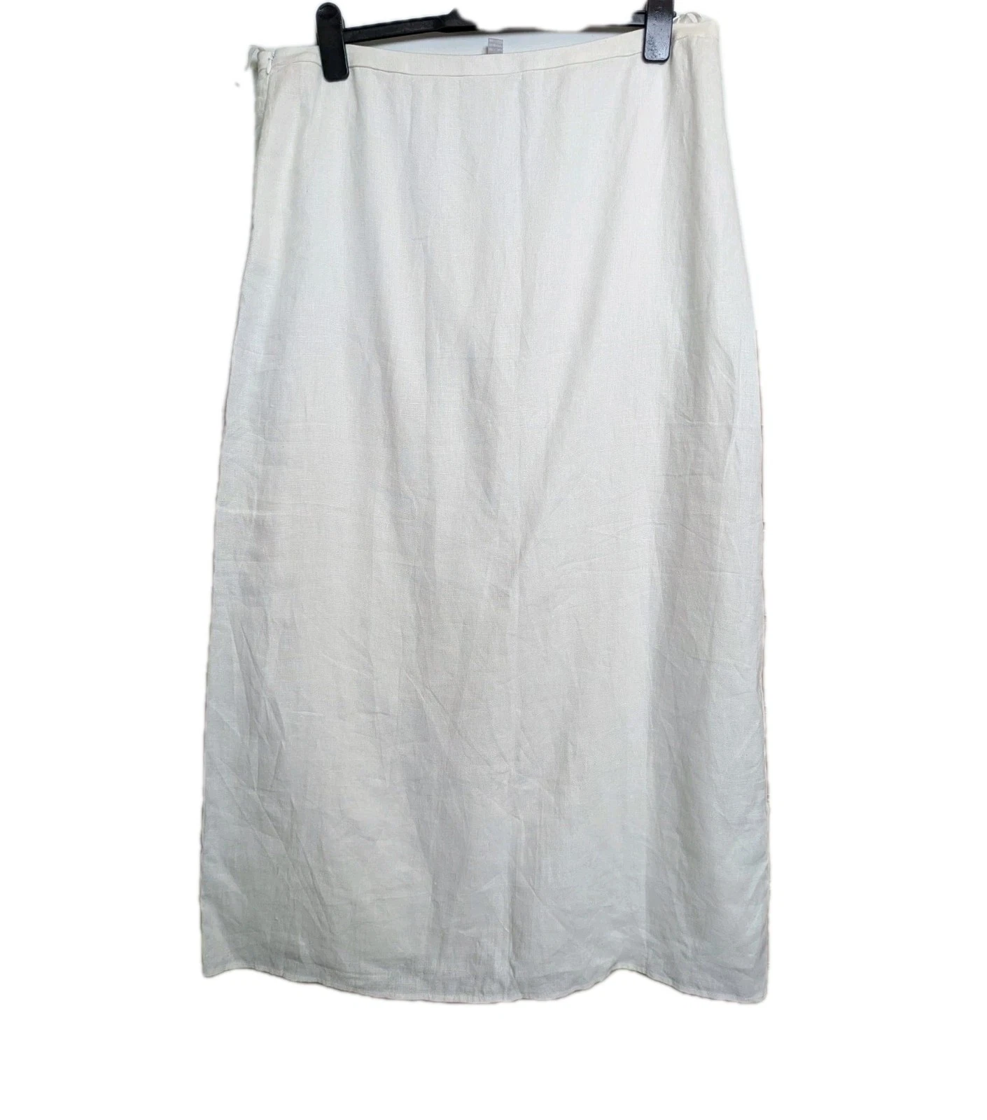 Pure Linen Summer Skirt Ladies Collection Lined Long Holiday UK 18 W 36" L 40"
