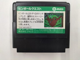Jaleco Pinball Quest Famicom Software