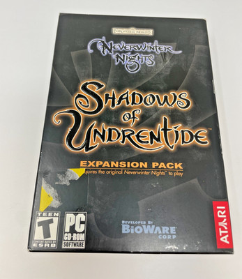 Neverwinter Nights: The Shadow of Undrentide Expansion Pack PC CD Atari
