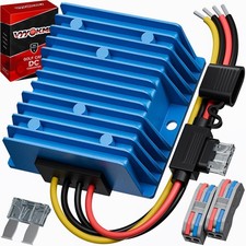 240W 20A 12V 48V/36V To 12V DCDC Step Down Converter Voltage Regulator Blue