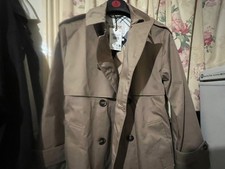 £239 New Unique Barbour Ladies Beige Trench Coat Belted UK 10 38