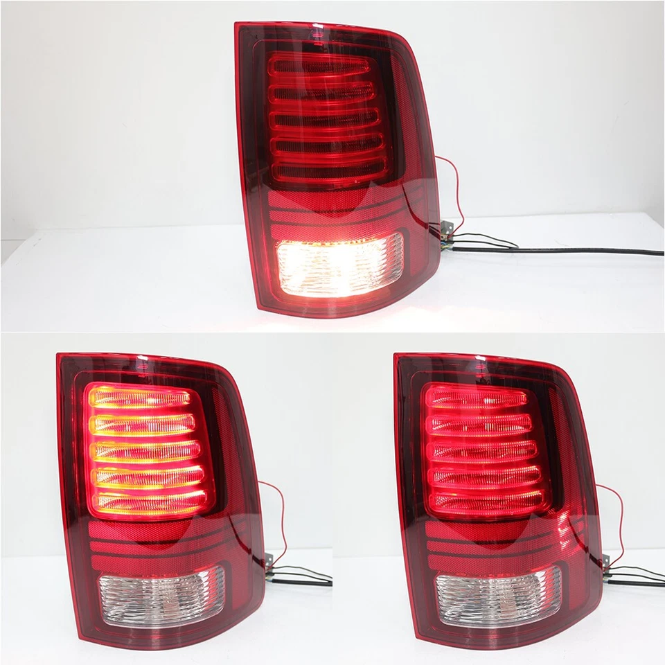 Luz trasera LED para Ram 1500 2500 3500 2013-2018 lámpara de freno trasera conductor y pasajero Foto 2 de 4