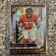 2024 Donruss Audric Estime The Elite Series Rookies Denver Broncos #19