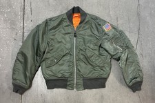 Vintage 1976 Alpha Industries L-2B USAF Flight Jacket Men Medium MA-1