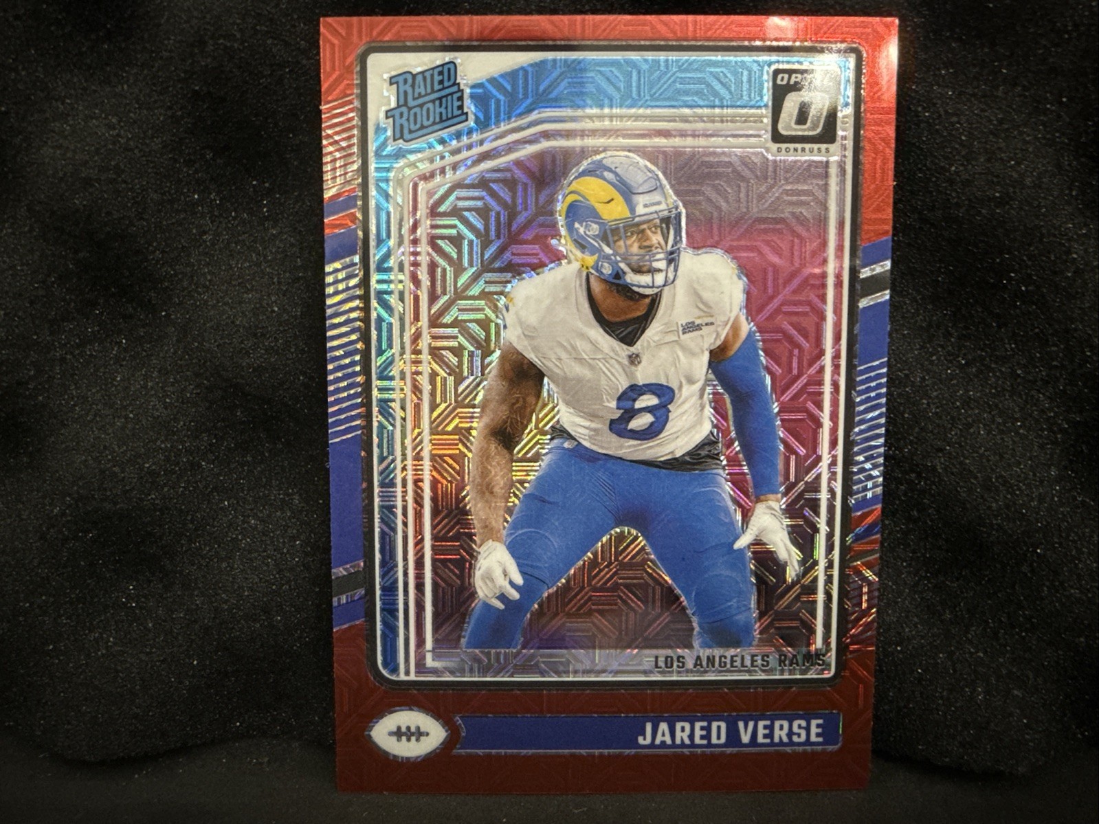 2024 Panini Donruss Optic H2 - Rated Rookie Jared Verse #242 Red Mojo Prizm (RC)