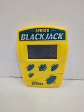 Vintage Radica Sports Blackjack Electronic Handheld LCD Game Pre-owned Works