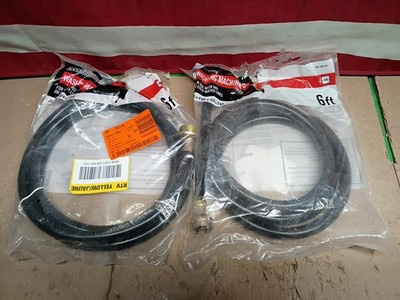 2-PK Everbilt Washing Machine Fill Hose 3/4'' FHT x 3/4'' FHT x 72'' 1001298165, OB