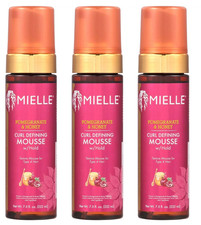 Pack 3 Mielle Pomegranate Honey Curl Defining Mousse With Hold, 7.5 fl oz Each