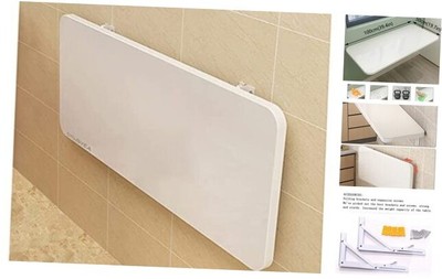 Space-Efficient Wall-Mounted Fold-Out Table, Versatile for Kitchens, Laundry 