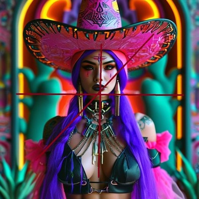 STUNNING Beautiful Native Colorful Female 8x10 Unframed Poster Print (POST11a)